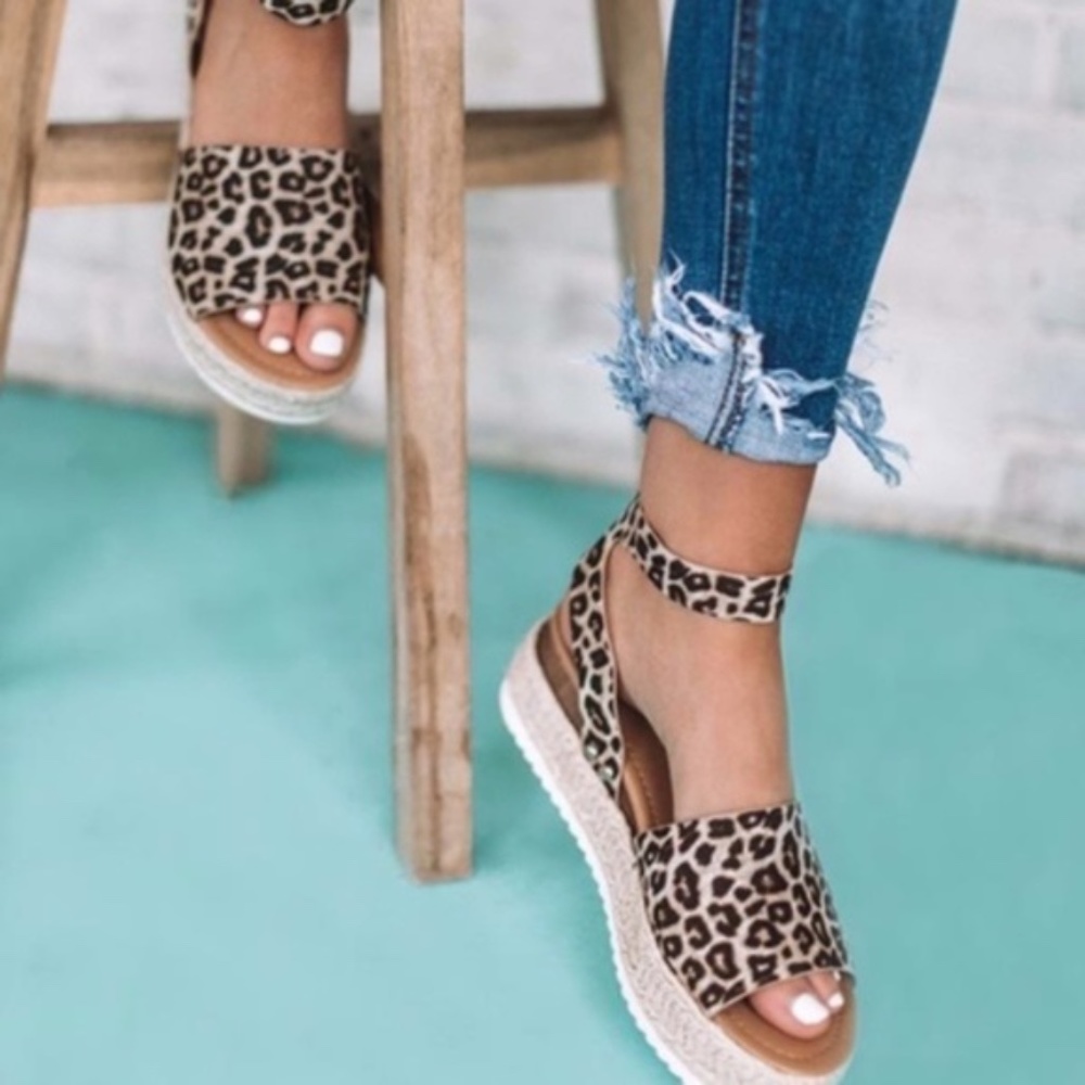 HELLO SPRING Comfy Espadrilles - Leopard print - Picture 3 of 8